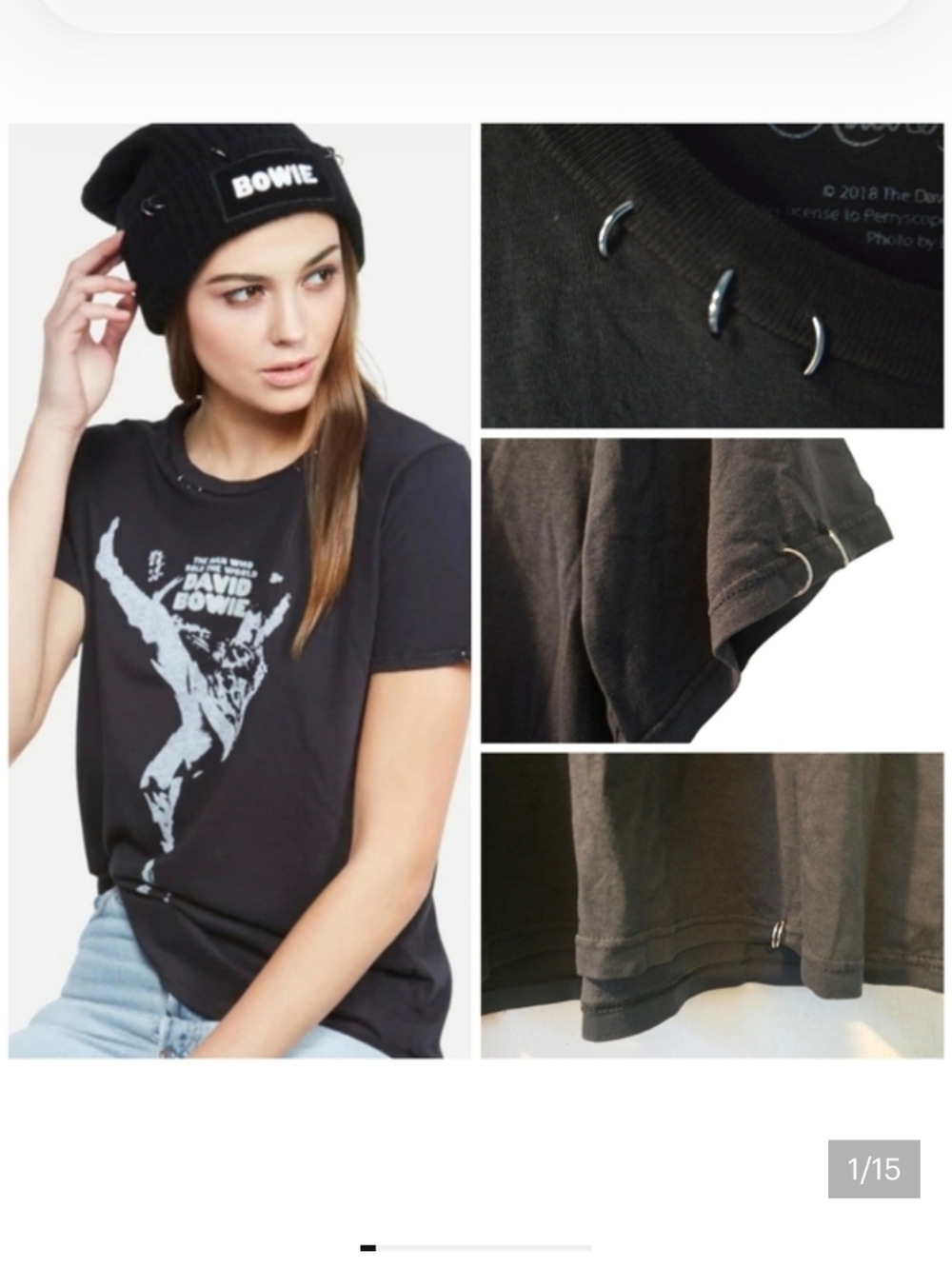 Lauren Moshi David Bowie The Man Who Sold the World tee